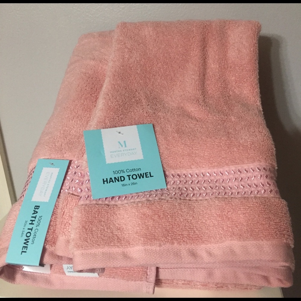 Martha Stewart Bath Towel Set, NWT